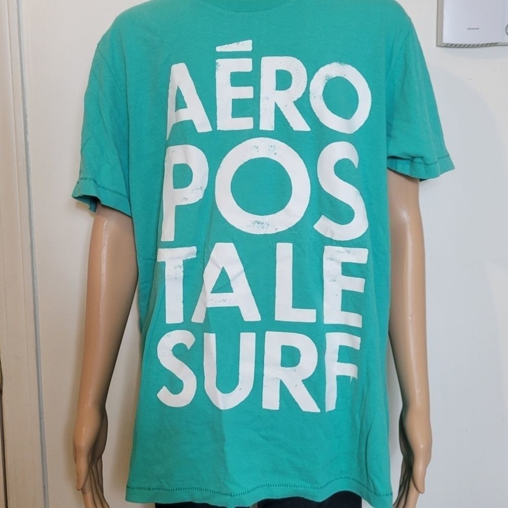 Aeropostale green Surf tee shirt men's large